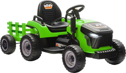 24V Kids Ride-On Tractor with Detachable Trailer – 400W Power, Remote Control & Bluetooth Music