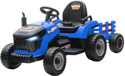 24V Kids Ride-On Tractor with Detachable Trailer – 400W Power, Remote Control & Bluetooth Music