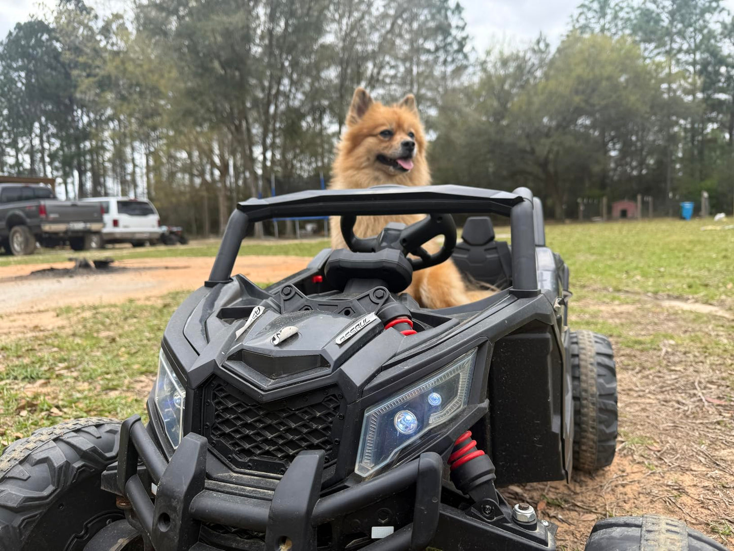 24V Kids Ride on UTV Car Toy W/Remote Control 2×200W Motor Electric Vehicle Spring Suspension & LED Lights Off-Road Toy