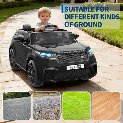 Range Rover Tobbi Ride-On Car with Parent Remote Control, 12V Rocking Mode, Bluetooth, MP3 & LED Lights