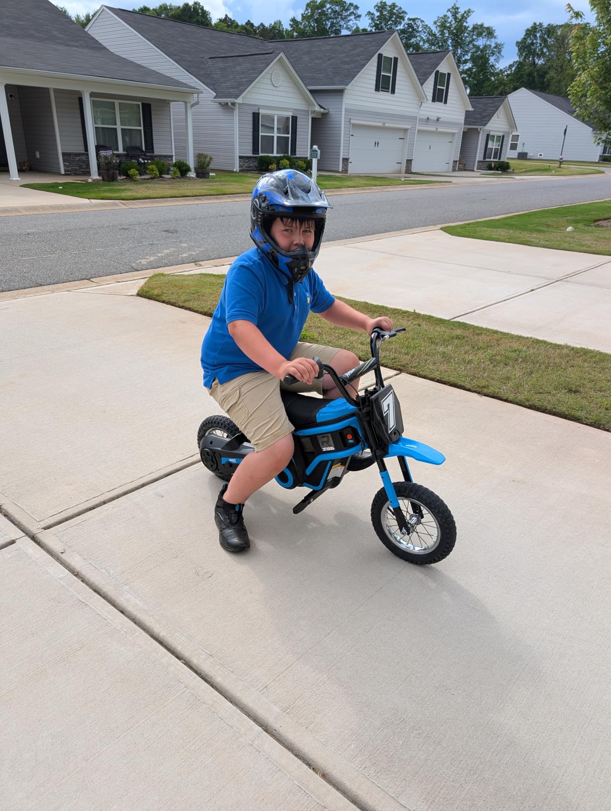 Ride on Motorcycle for Kids Electric Dirt Bike 24-Volt 350-Watt Kid'S Toys up to 14.29 MPH, 2-Speed Modes, Max Load 135 Lbs