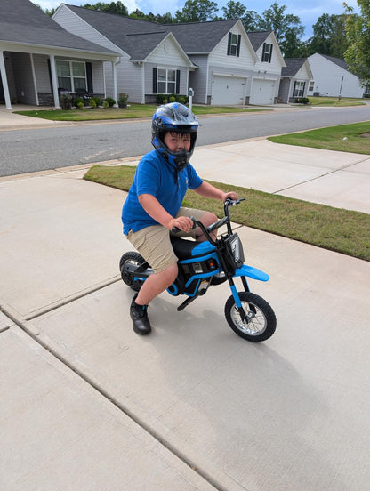 Ride on Motorcycle for Kids Electric Dirt Bike 24-Volt 350-Watt Kid'S Toys up to 14.29 MPH, 2-Speed Modes, Max Load 135 Lbs