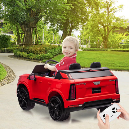 Licensed 24V Cadillac 2-Seater Ride-On Car – Electric Battery-Powered Vehicle with Remote Control, LED Lights & Suspension
