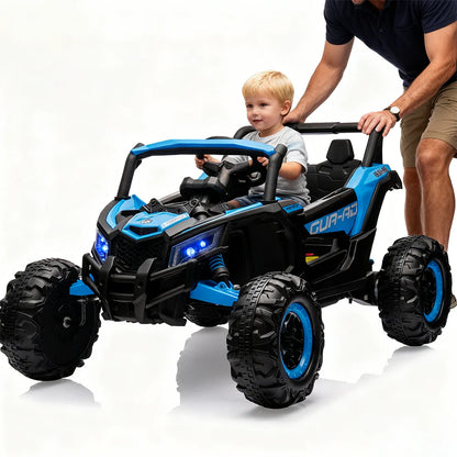24V Kids Ride on UTV Car Toy W/Remote Control 2×200W Motor Electric Vehicle Spring Suspension & LED Lights Off-Road Toy