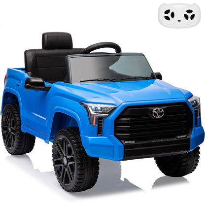 Electric Car for Kids Ride on Toys 12V Electric Truck Off-Road Kids Pickup Car with Remote Control LED Headlights 3 Speeds