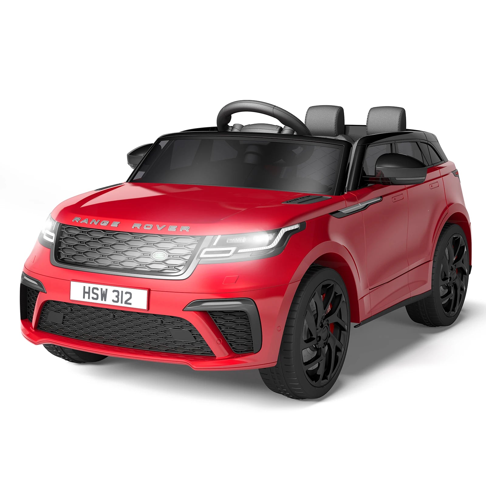 Ride on Cars for Kid 4-8, 12V Ride Electric Car for Kids with Parent Remote Control, MP3 Player, Rocking, Pull Rod
