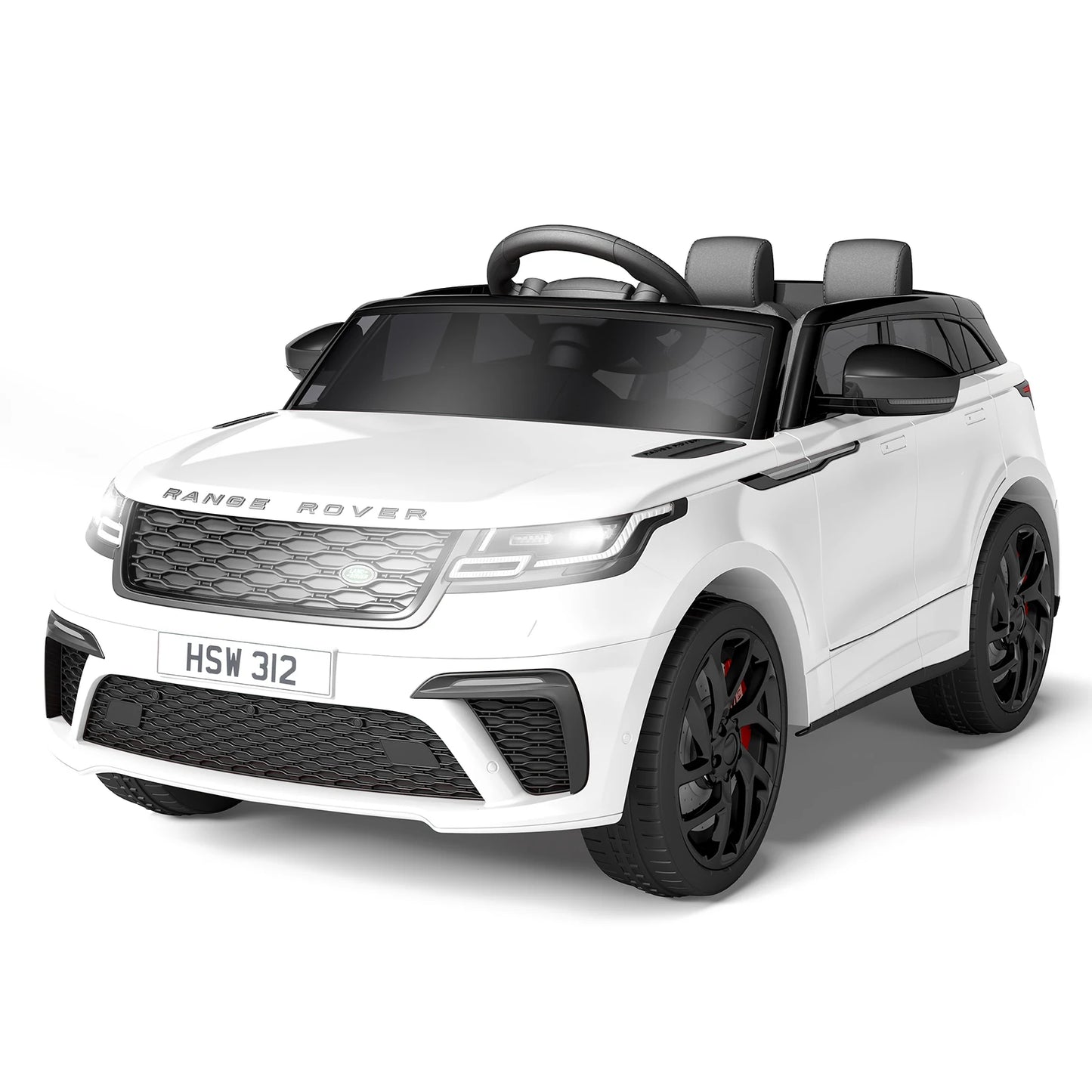 Ride on Cars for Kid 4-8, 12V Ride Electric Car for Kids with Parent Remote Control, MP3 Player, Rocking, Pull Rod