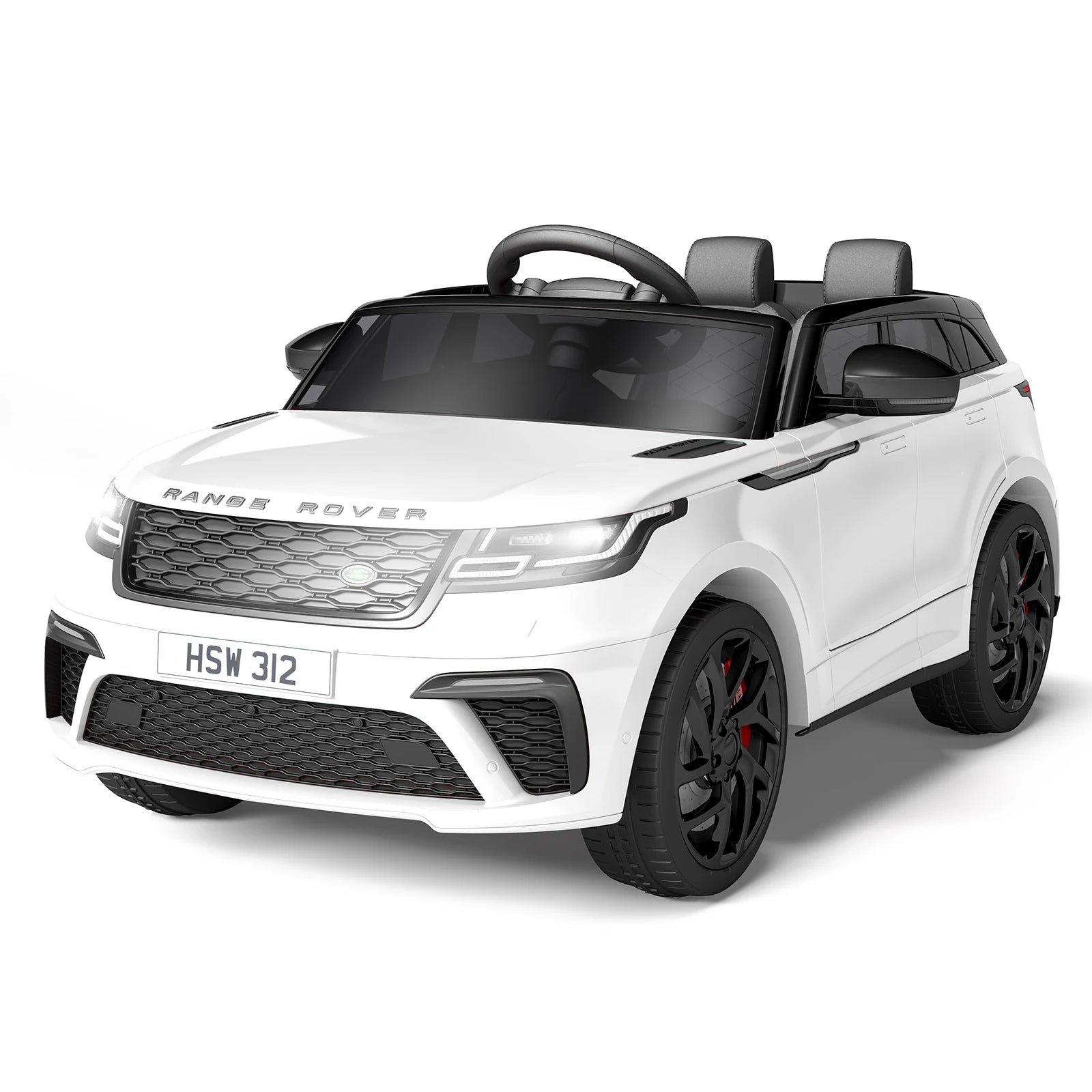 Ride on Cars for Kid 4-8, 12V Ride Electric Car for Kids with Parent Remote Control, MP3 Player, Rocking, Pull Rod