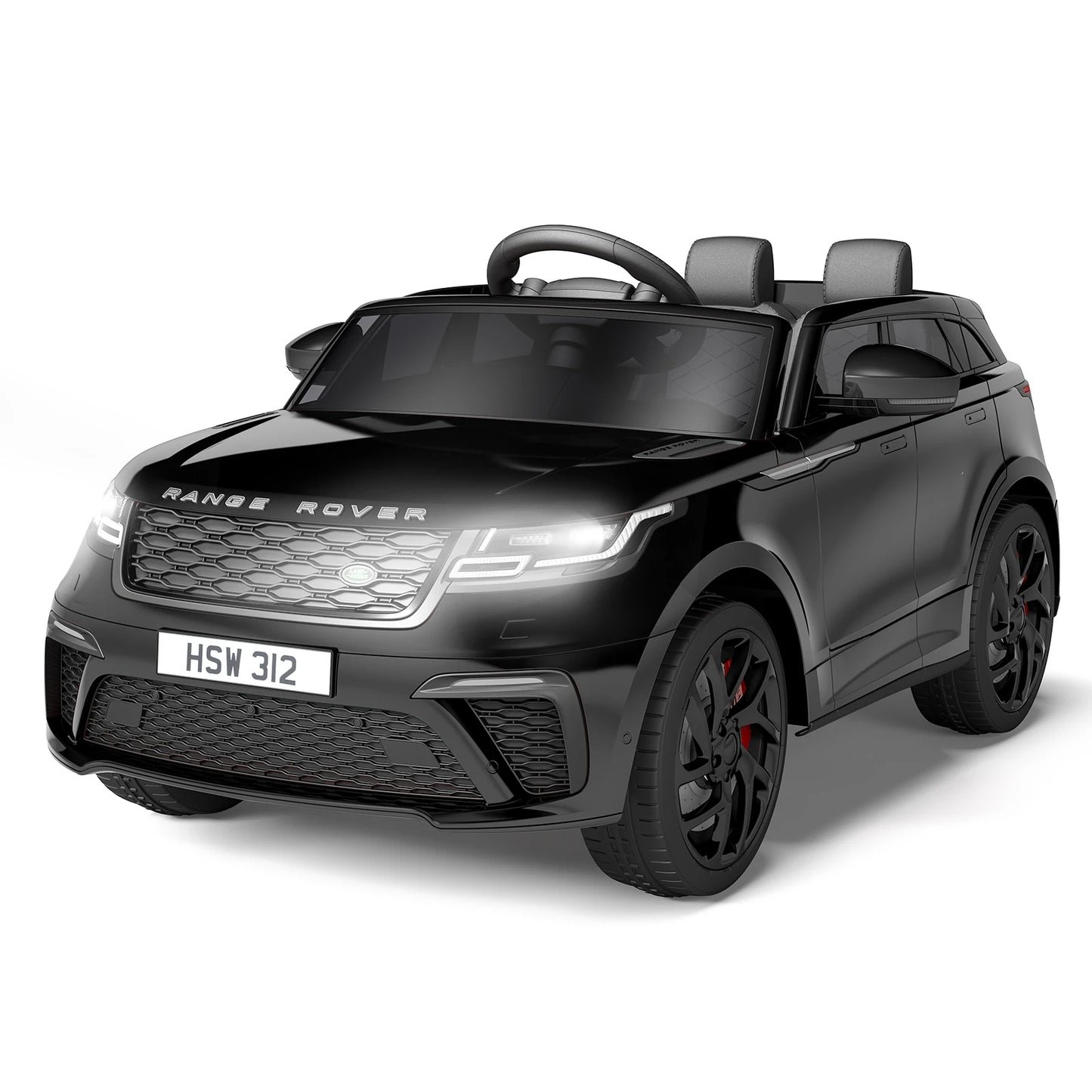 Ride on Cars for Kid 4-8, 12V Ride Electric Car for Kids with Parent Remote Control, MP3 Player, Rocking, Pull Rod