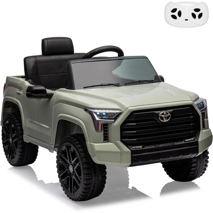 Electric Car for Kids Ride on Toys 12V Electric Truck Off-Road Kids Pickup Car with Remote Control LED Headlights 3 Speeds
