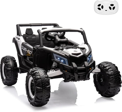 24V Kids Ride on UTV Car Toy W/Remote Control 2×200W Motor Electric Vehicle Spring Suspension & LED Lights Off-Road Toy