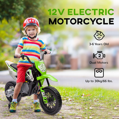 Kids Electric ATV Ride-On Bike – Twist-Start Handlebar, Bluetooth Music, Training Wheels & Safe Suspension