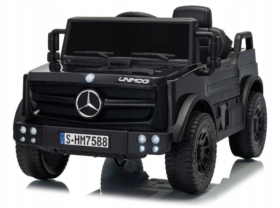 Mercedes-Benz Unimog 12V Kids Ride-On Truck – Licensed Electric Vehicle with Remote Control, LED Lights & Safe Driving System