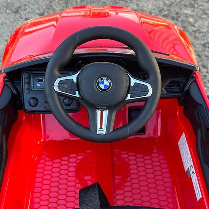 BMW M4 Kids Ride-On Car – 12V  Electric Sports Car with Remote Control, Safety Belt & LED Fun