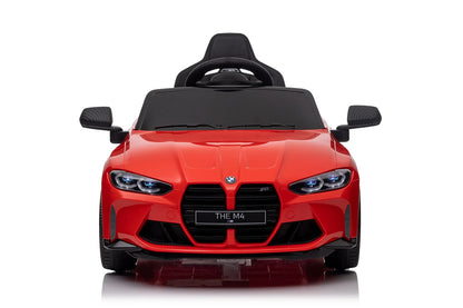 BMW M4 Kids Ride-On Car – 12V  Electric Sports Car with Remote Control, Safety Belt & LED Fun