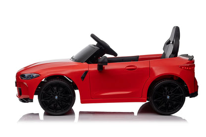 BMW M4 Kids Ride-On Car – 12V  Electric Sports Car with Remote Control, Safety Belt & LED Fun