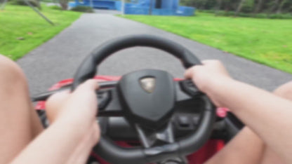 Licensed Lamborghini Kids Ride-On Car – 12V Electric Sports Car with Remote Control & LED Lights