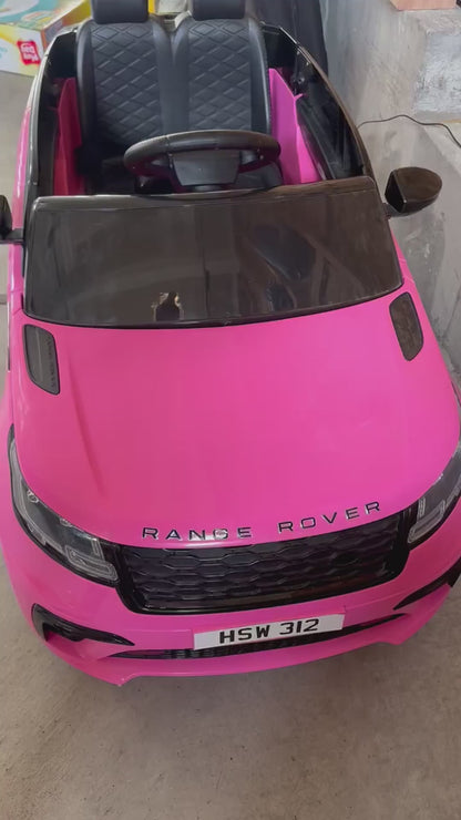 Range Rover Tobbi Ride-On Car with Parent Remote Control, 12V Rocking Mode, Bluetooth, MP3 & LED Lights