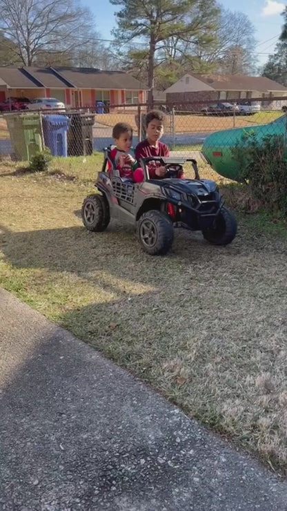 24V 4x200W 2-Seater Ride-On UTV Car – Powerful Electric Kids Truck with Remote Control, LED Lights & Music