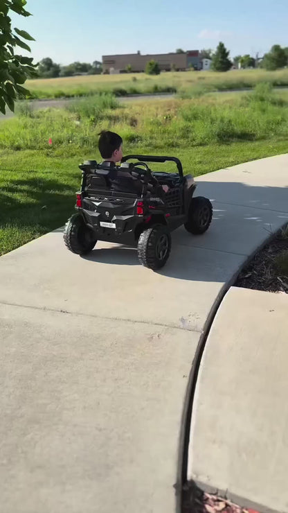 24V 4x200W 2-Seater Ride-On UTV Car – Powerful Electric Kids Truck with Remote Control, LED Lights & Music