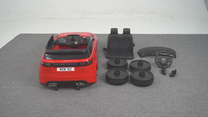 Range Rover Tobbi Ride-On Car with Parent Remote Control, 12V Rocking Mode, Bluetooth, MP3 & LED Lights