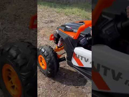 12V 4WD Kids Ride-On UTV Truck – Electric Off-Road Vehicle with Switchable Drive Modes, EVA Tires &  LED Lights