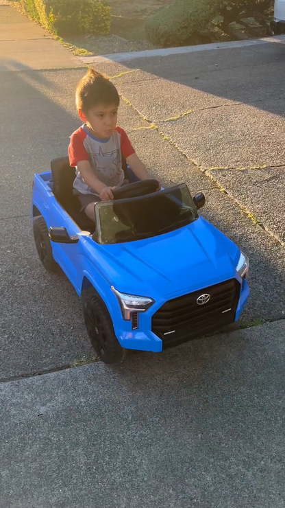 Licensed Toyota Tundra Kids Ride-On Truck – 12V Electric Car with Remote Control, Suspension & Safety Certified Design
