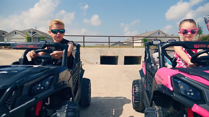 24V 4x200W 2-Seater Ride-On UTV Car – Powerful Electric Kids Truck with Remote Control, LED Lights & Music