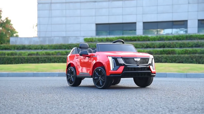 Licensed 24V Cadillac 2-Seater Ride-On Car – Electric Battery-Powered Vehicle with Remote Control, LED Lights & Suspension