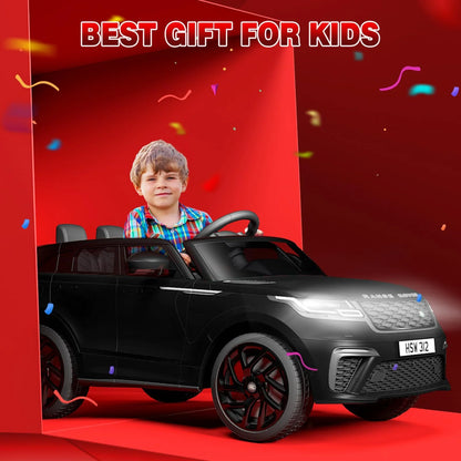 Range Rover Tobbi Ride-On Car with Parent Remote Control, 12V Rocking Mode, Bluetooth, MP3 & LED Lights