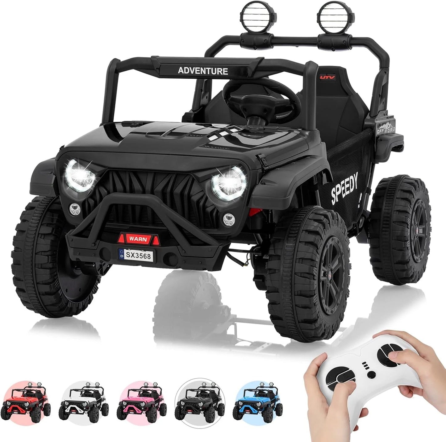 Powerful Kids Ride-On Jeep 24V Electric Toy Car for Outdoor Adventures