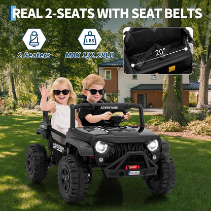 Powerful Kids Ride-On Jeep 24V Electric Toy Car for Outdoor Adventures