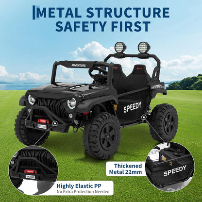 Powerful Kids Ride-On Jeep 24V Electric Toy Car for Outdoor Adventures